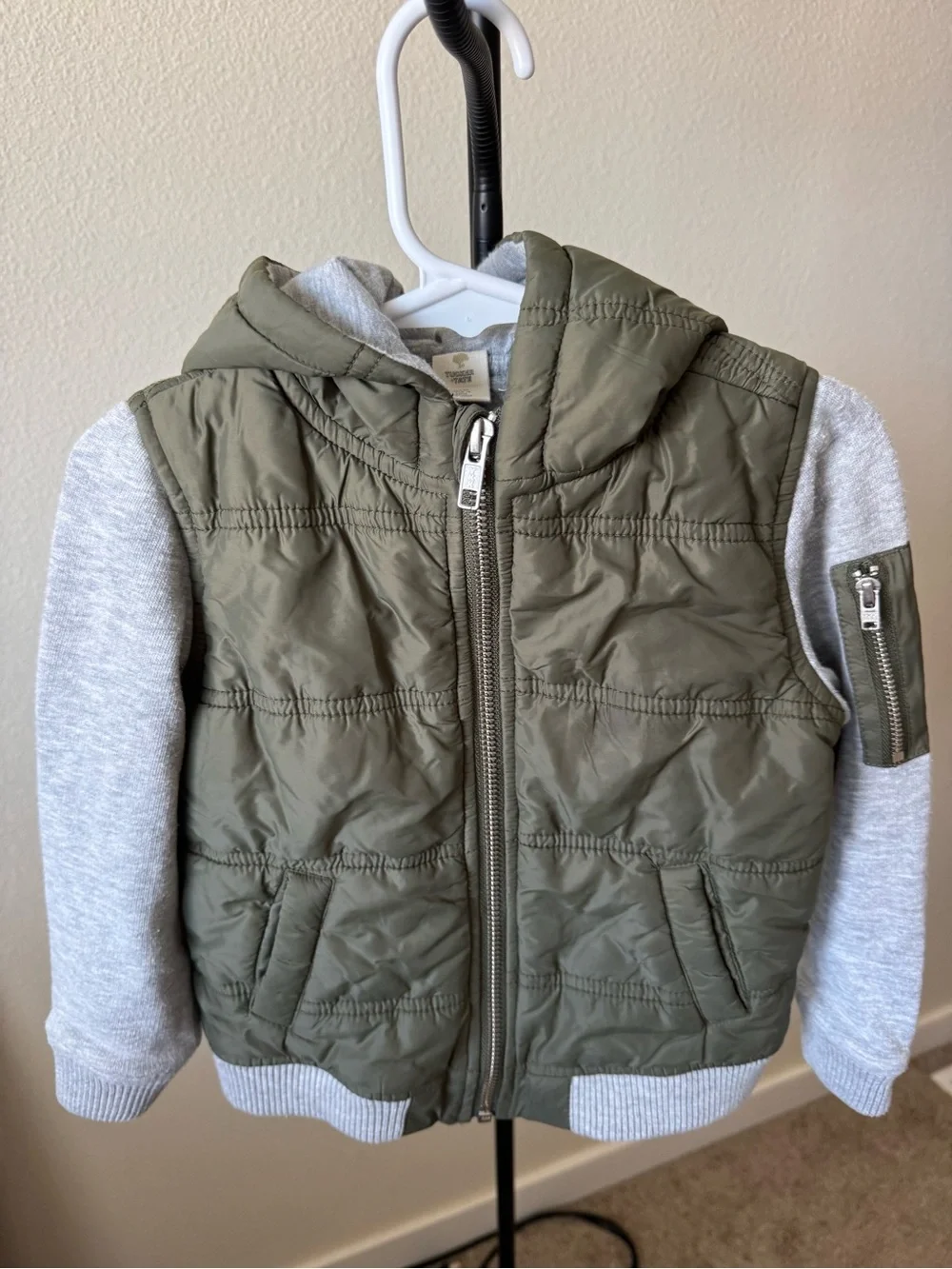Tucker + Tate Kids’ Olive Green Mixed Media Jacket